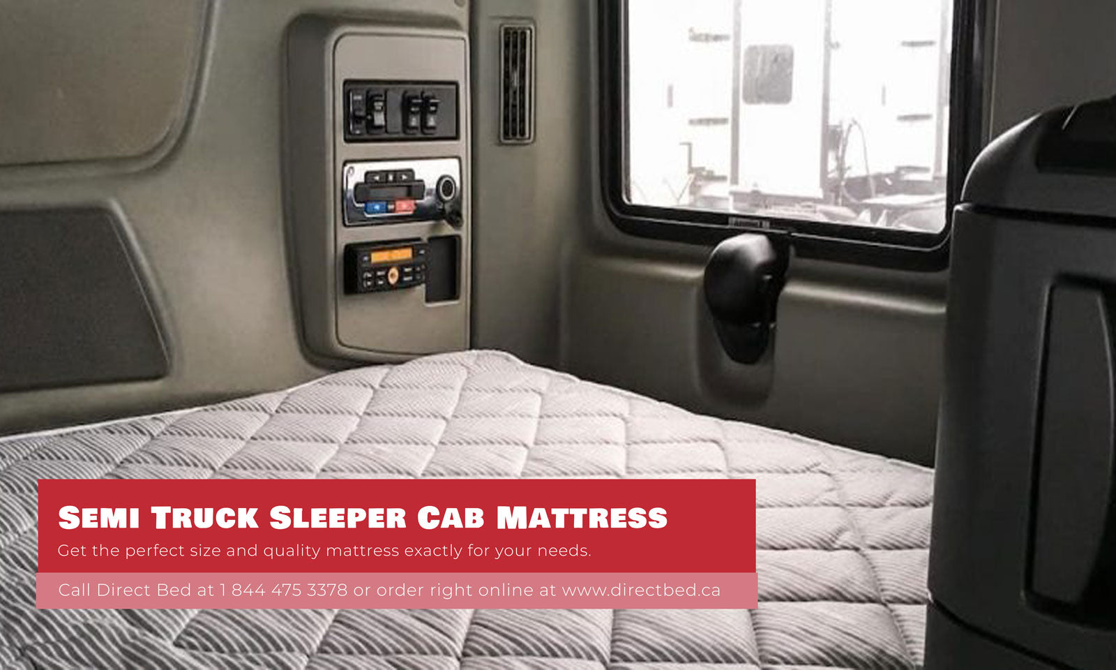 Are you looking for a Mattress for your Truck Sleeper Cab?