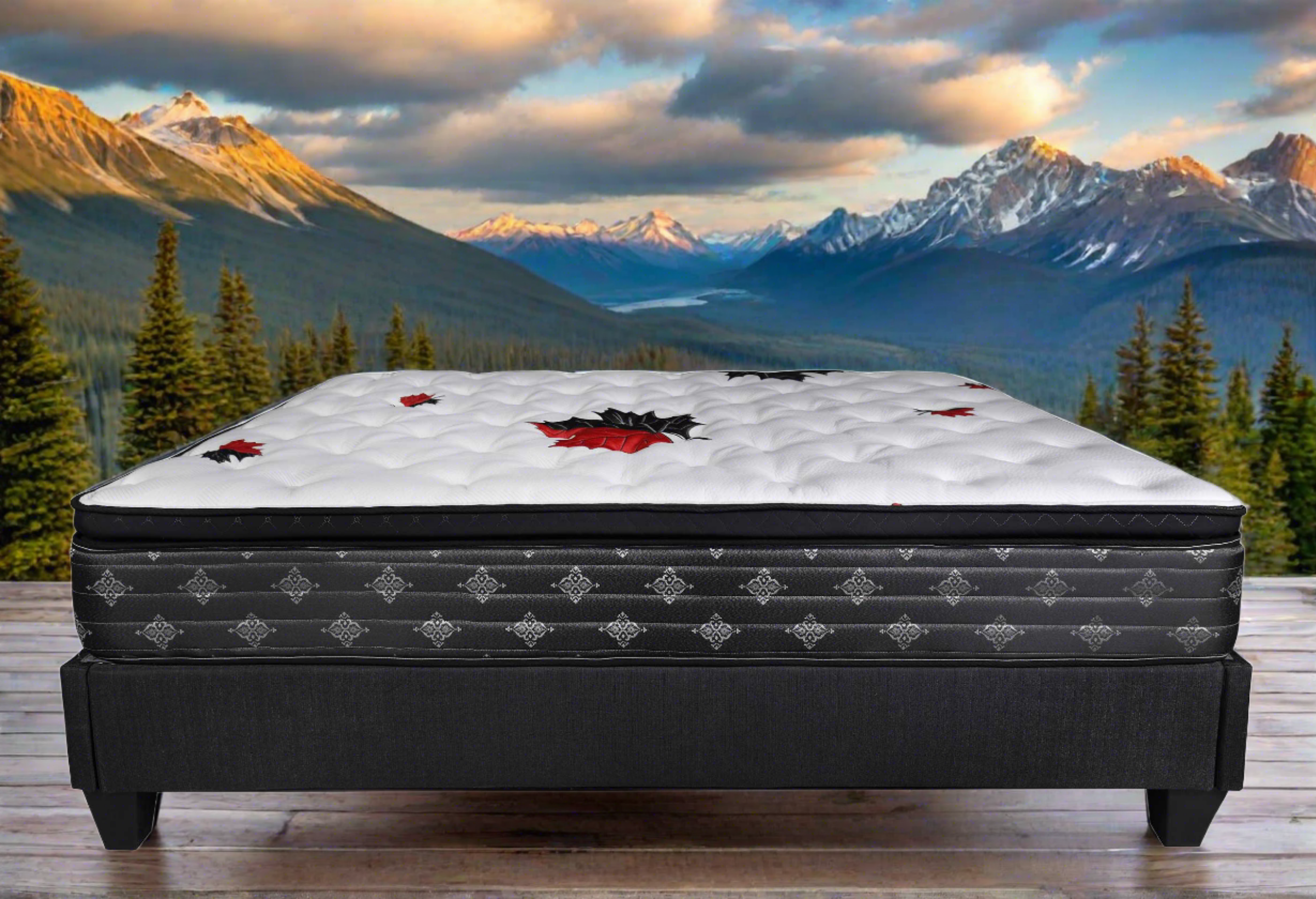 Jasper Suite Mattress 12" Thick Pillow Top Canadian Made