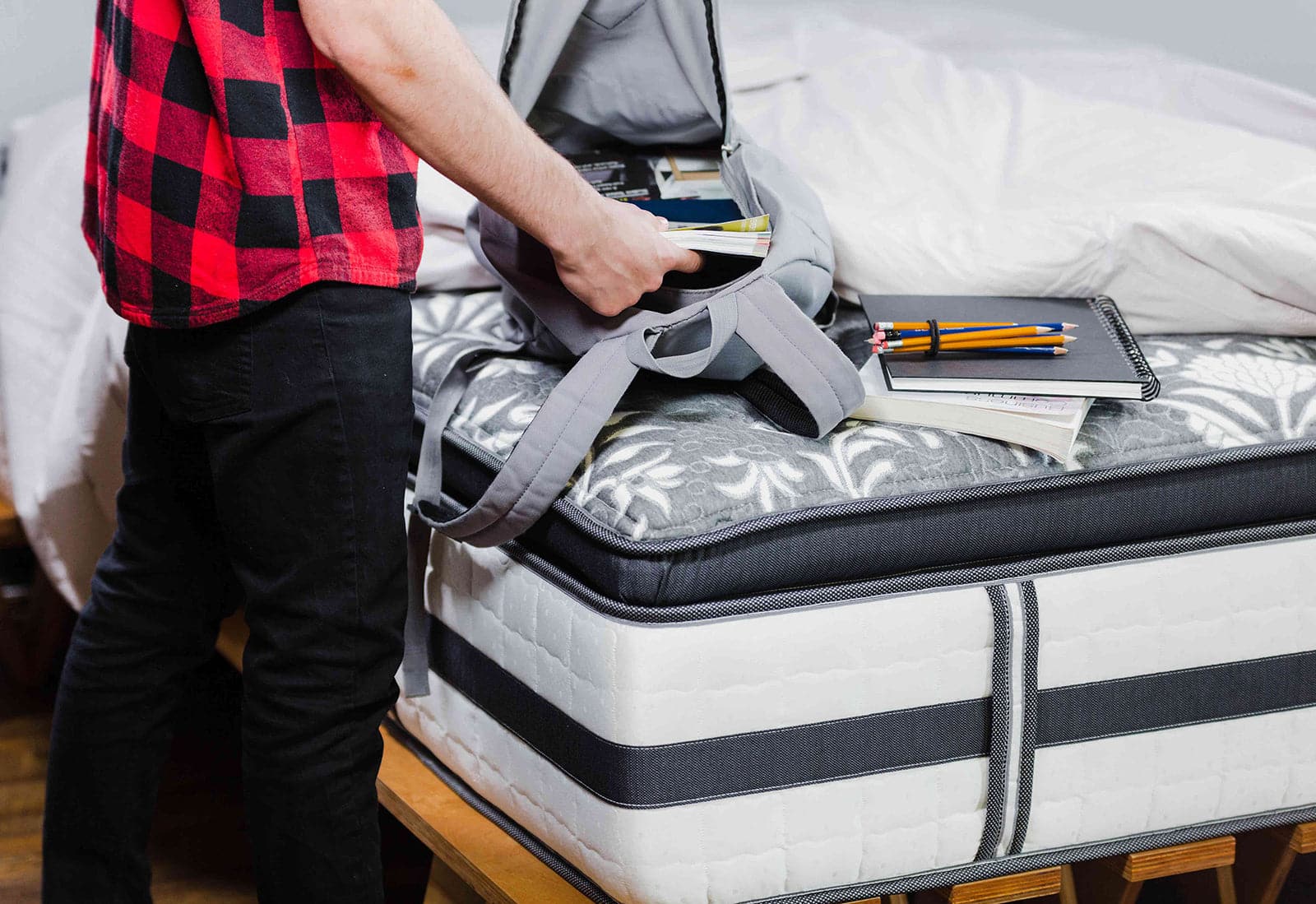 Short Queen Yukon Suite - 16" Thick Premium Nano Coil on Pocket Coil Jumbo Pillowtop - DirectBed | Mattress Stores Hamilton, Niagara Falls, St Catharines, Stoney Creek, Burlington, Oakville, Ancaster