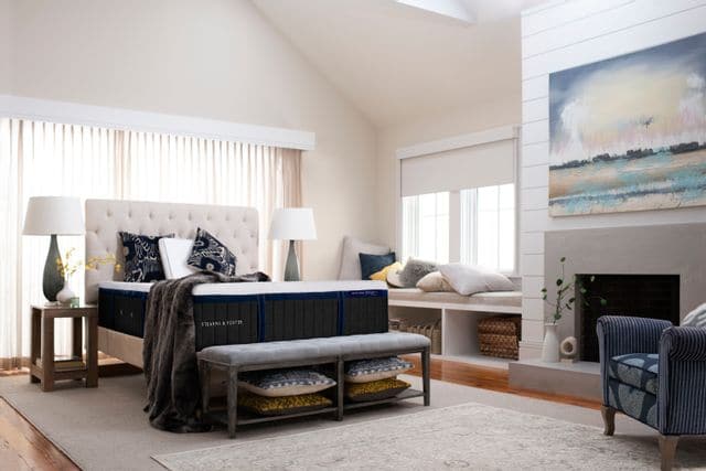 Stearns & Foster® 15" Sommerville Hybrid Cushion Firm Memory Foam Mattress - DirectBed | Mattress Stores Hamilton, Niagara Falls, St Catharines, Stoney Creek, Burlington, Oakville, Ancaster