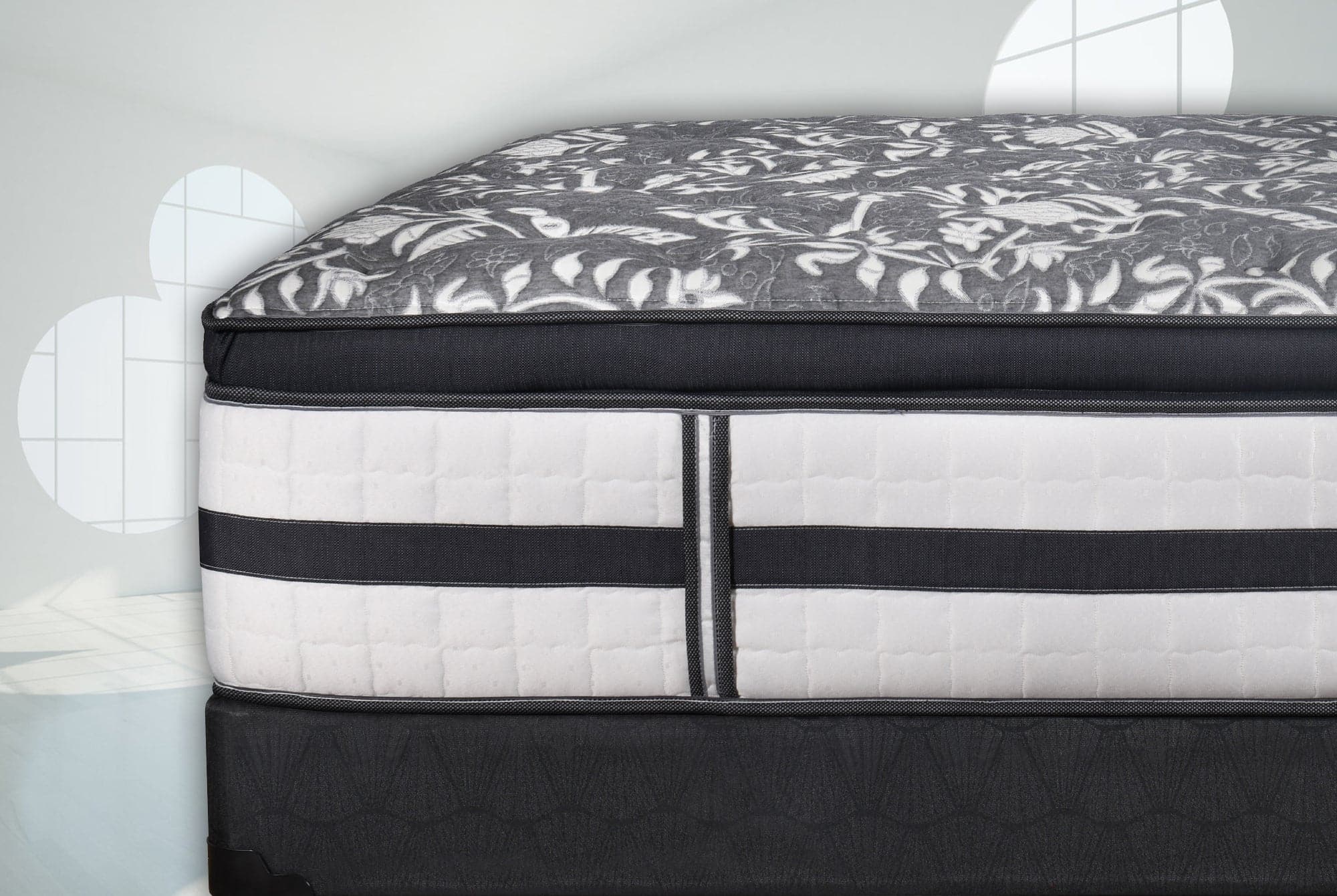 Short Queen Yukon Suite - 16" Thick Premium Nano Coil on Pocket Coil Jumbo Pillowtop - DirectBed | Mattress Stores Hamilton, Niagara Falls, St Catharines, Stoney Creek, Burlington, Oakville, Ancaster