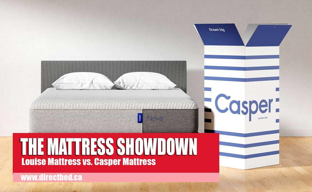 The Great Mattress Showdown Louise Mattress vs. Casper Mattress DirectBed