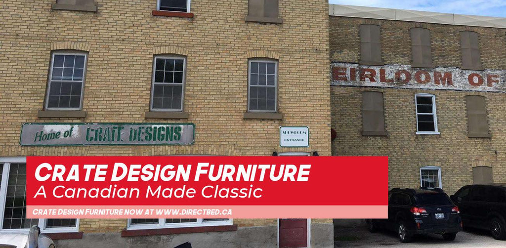 Crate Design Furniture now available from Direct Bed DirectBed