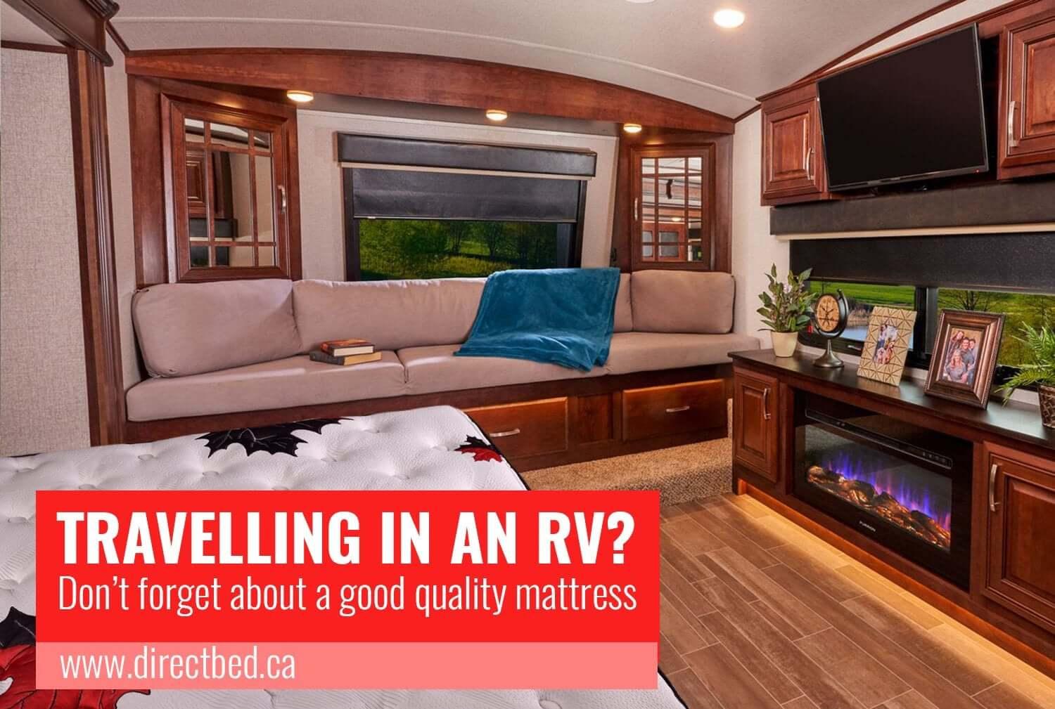 Travelling in an RV? Don't forget about a good quality RV Mattress!  - DirectBed