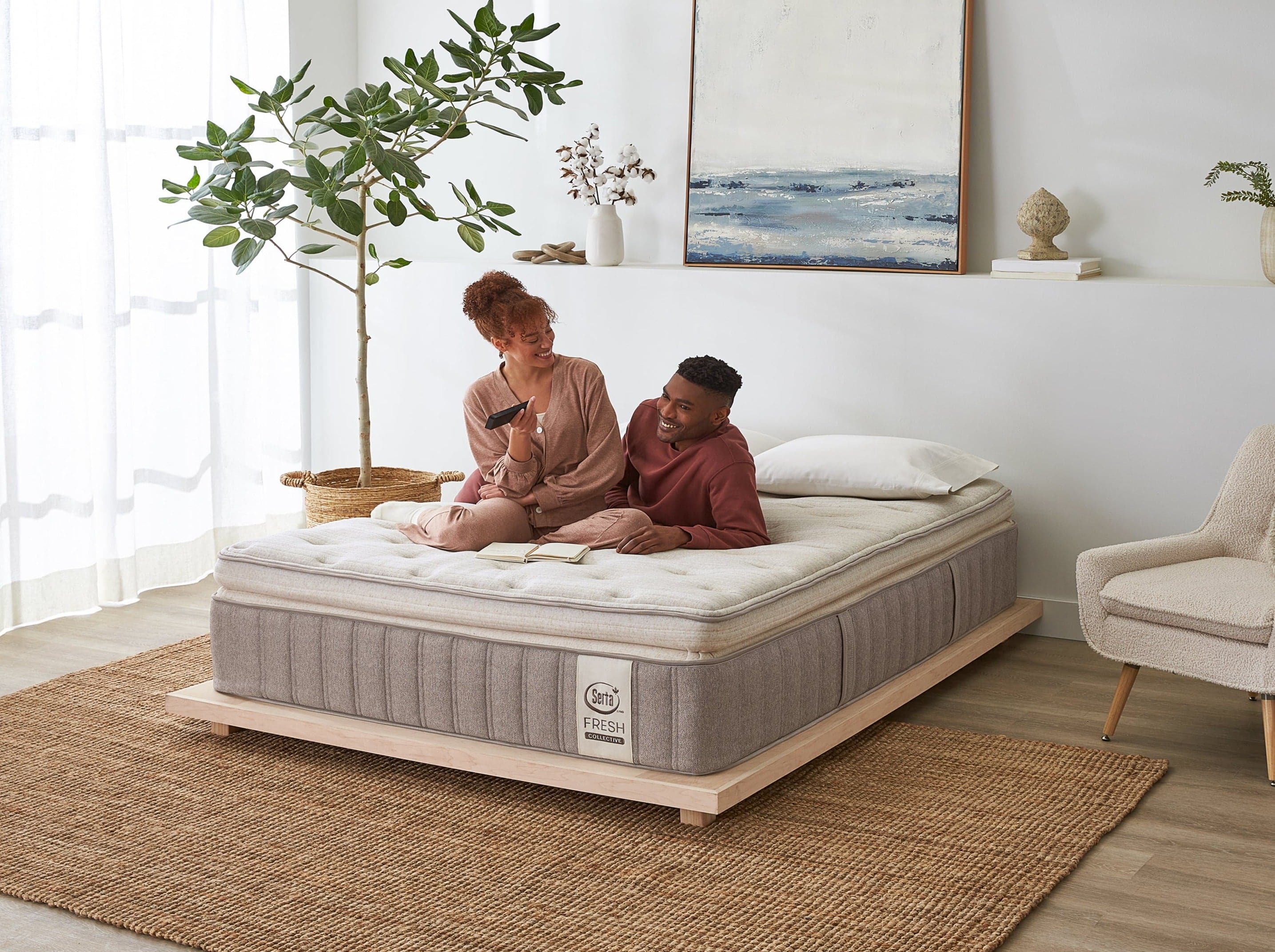 Serta® Fresh Collective Linen Wholesome Hybrid Plush 16" Pillow Top Mattress