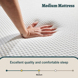 Queen Mattress,10 Inch Queen Size Mattress with Memorys Foam Mattress,Medium Firm Mattresses with Comfortable and Breathable Fabrics,Queen Mattreess,Blue 60"x80"x8"