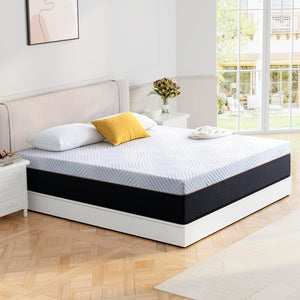 Queen Size Mattress 10 Inch Queen Mattress with Innerspring, Spring Mattress with Hybrids Memorys Foams Mattress with Pockets Coil Comfortable Sleep in a Box