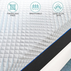 10 inch Memory Foam Queen Size Mattress Medium Firmness with Supportive and Pressure Relieving Queen Mattres