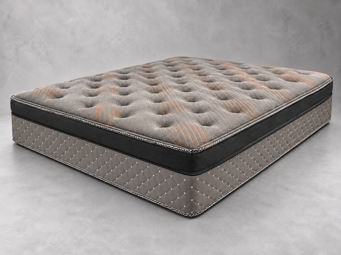 Mika California King mattress only white background