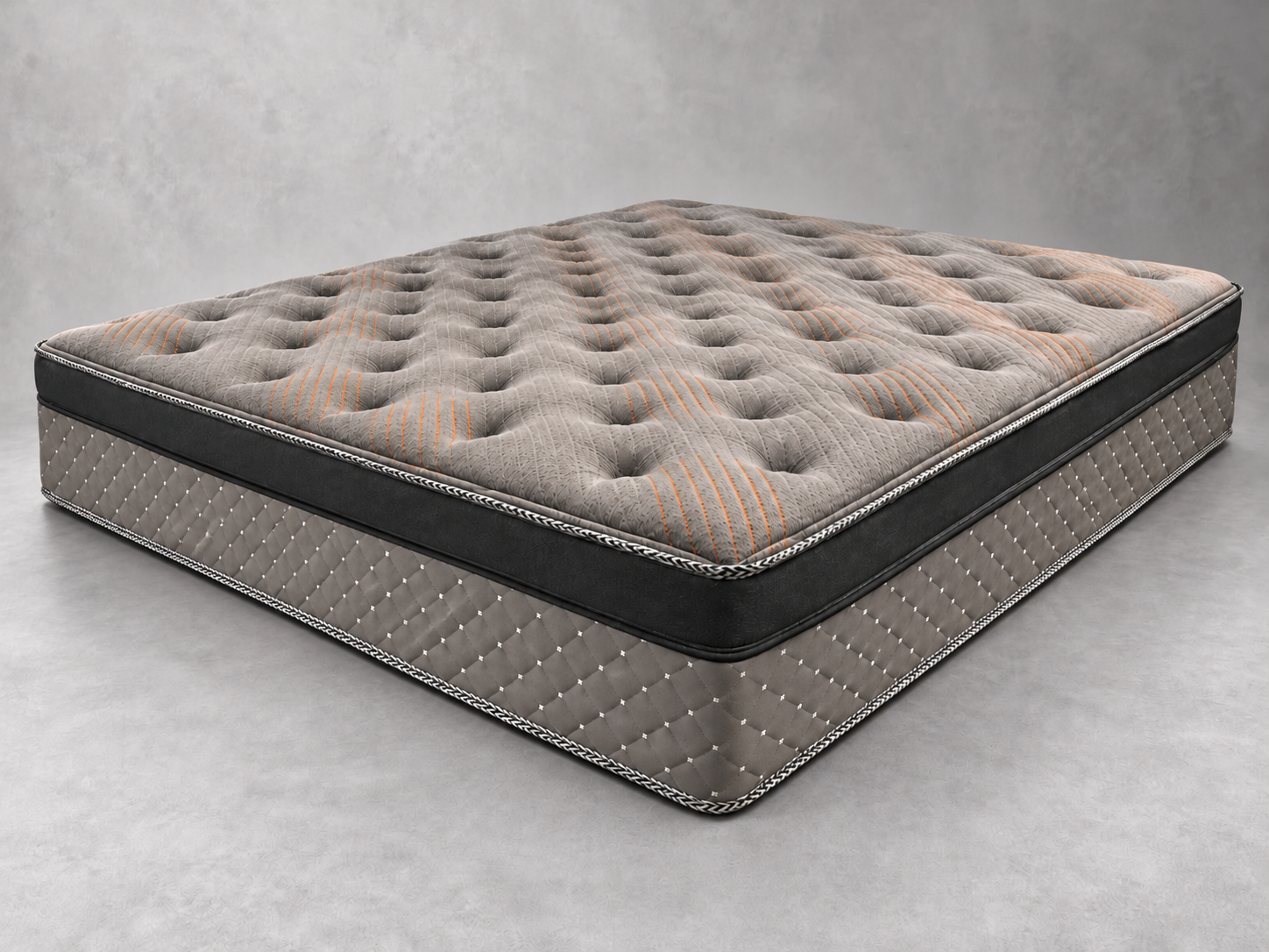 Mika King mattress only white background