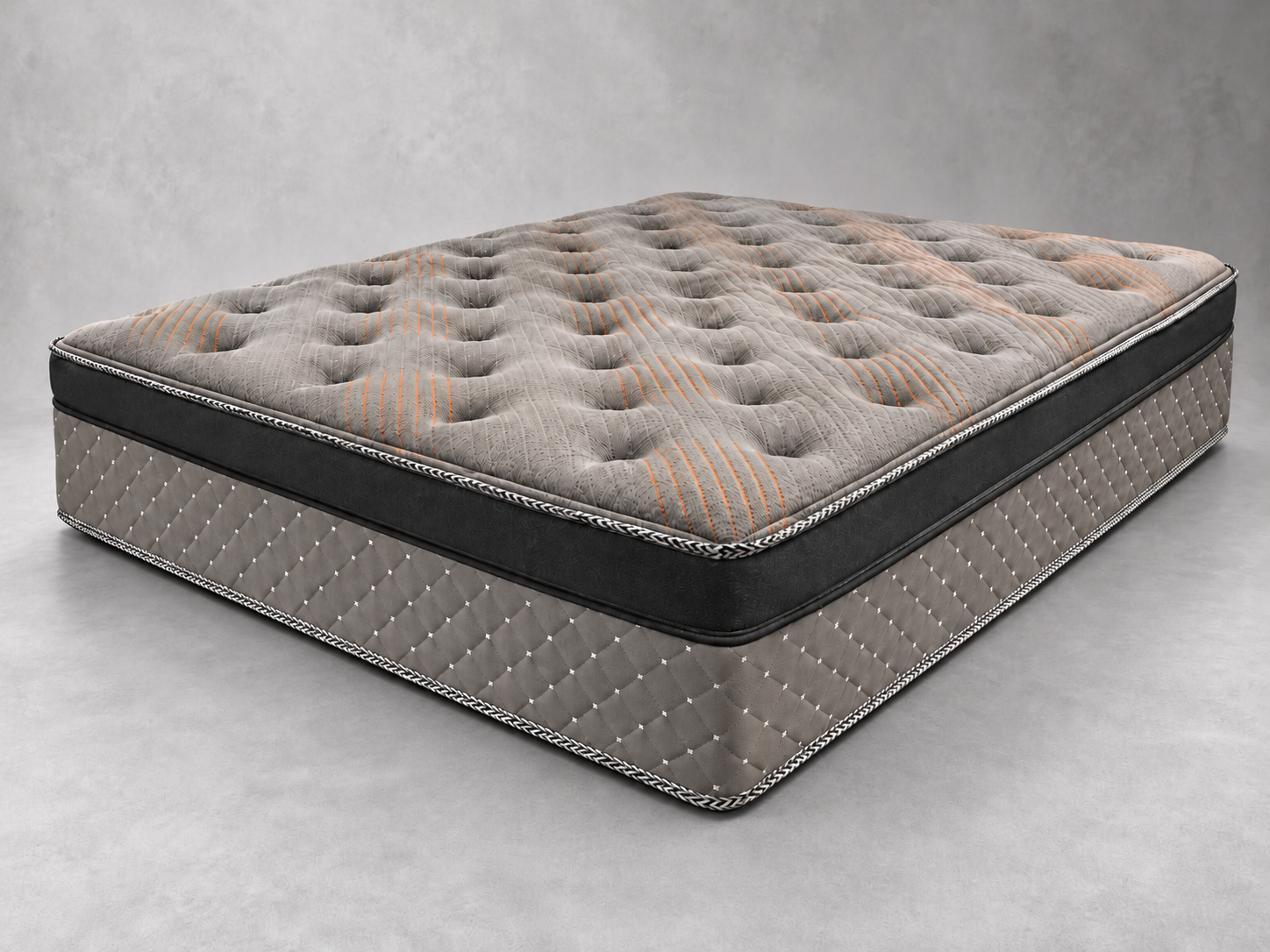 Mika Olympic Queen mattress only white background