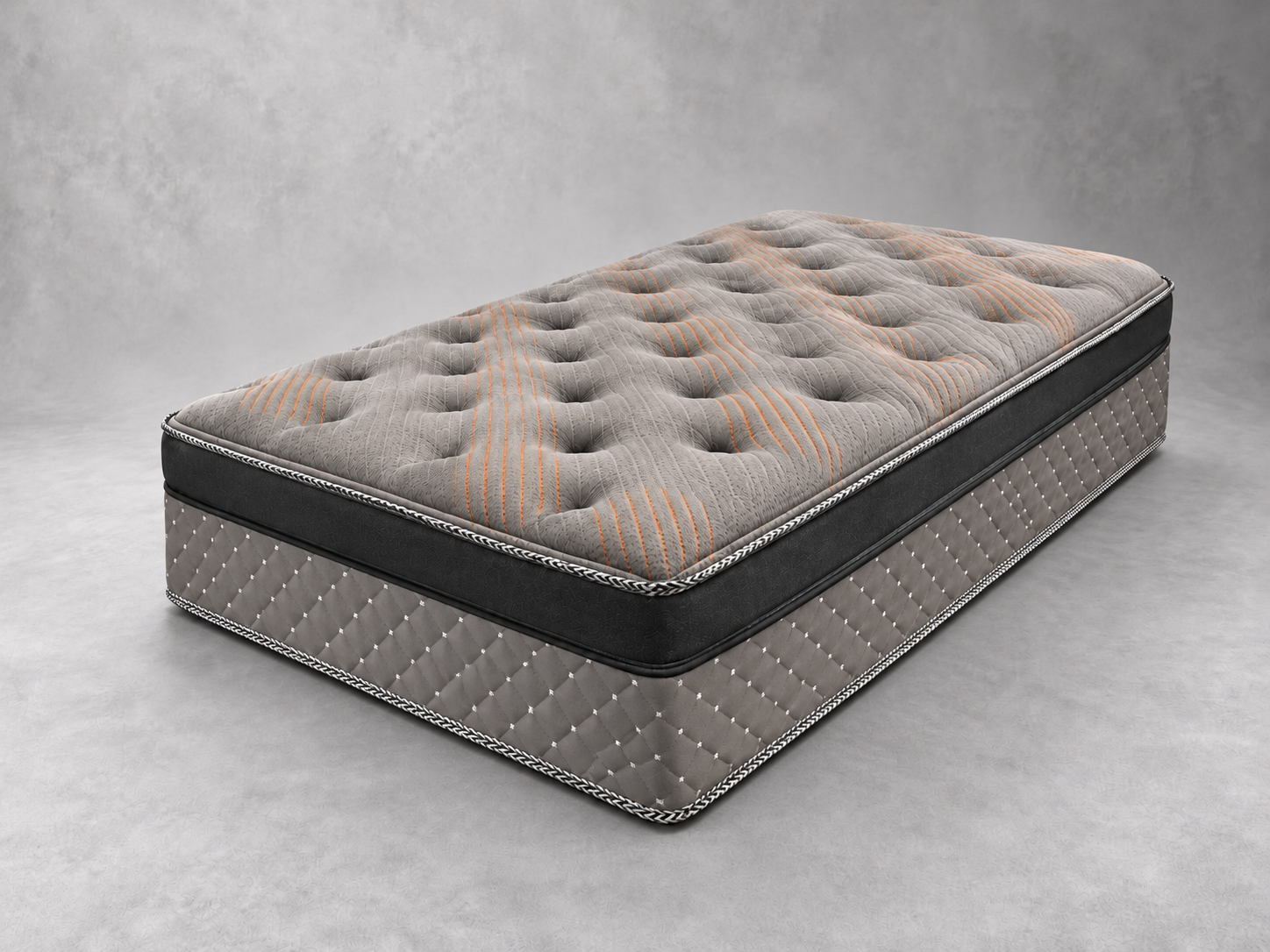 Mika Twin mattress only white background