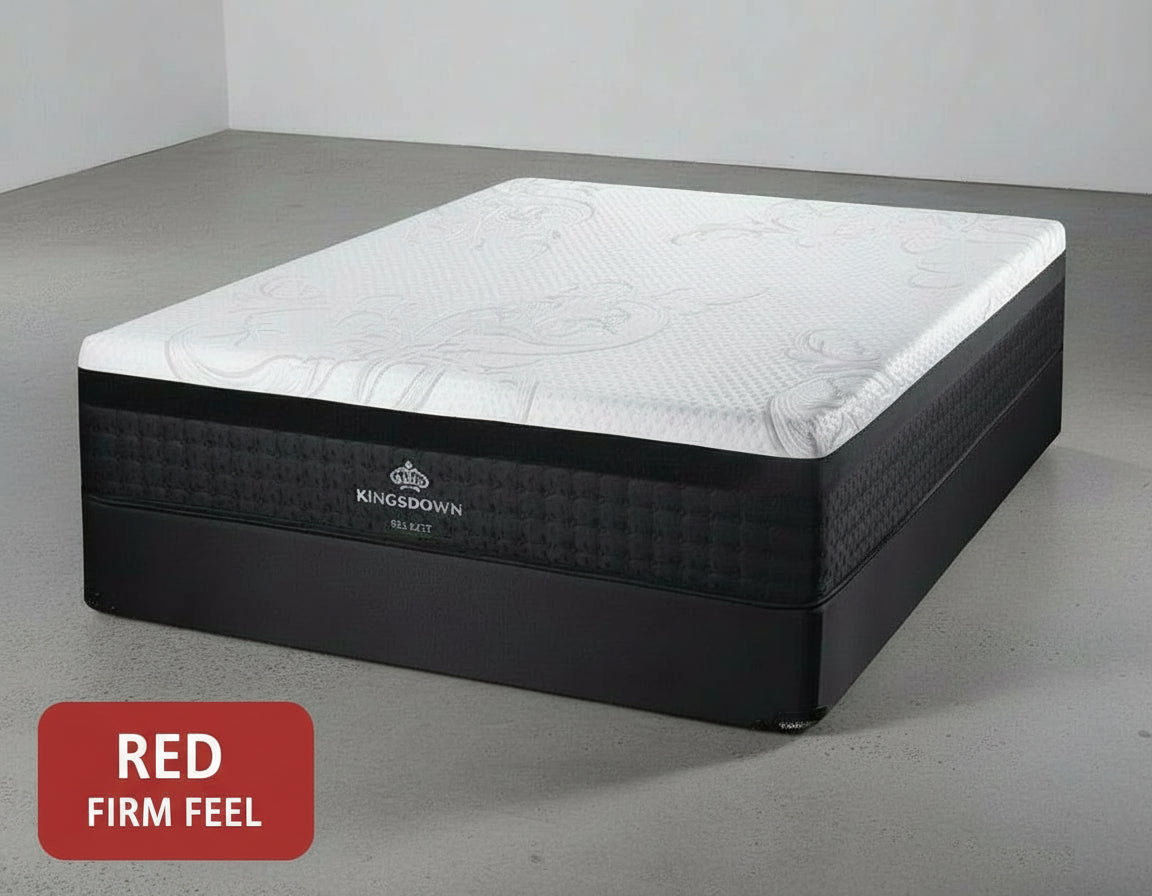 12.5" Kingsdown Select Red Hybrid Mattress Extra Firm Memory Foam and Pocket Coil