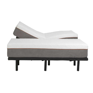 Split King Louise Suite Adjustable Bed Package with 11" Cooling Gel Memory Foam