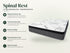 Spinal Rest 11" Medium Euro Top Hybrid / Pocket Coil mattress features: Medium feel Euro top, Tri-Zone pocket coils, reinforced edge, stretch bamboo cover, Made in Canada with CertiPUR-US foams