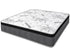 King Spinal Rest 11" Medium Euro top Hybrid / Pocket Coil mattress on a white background