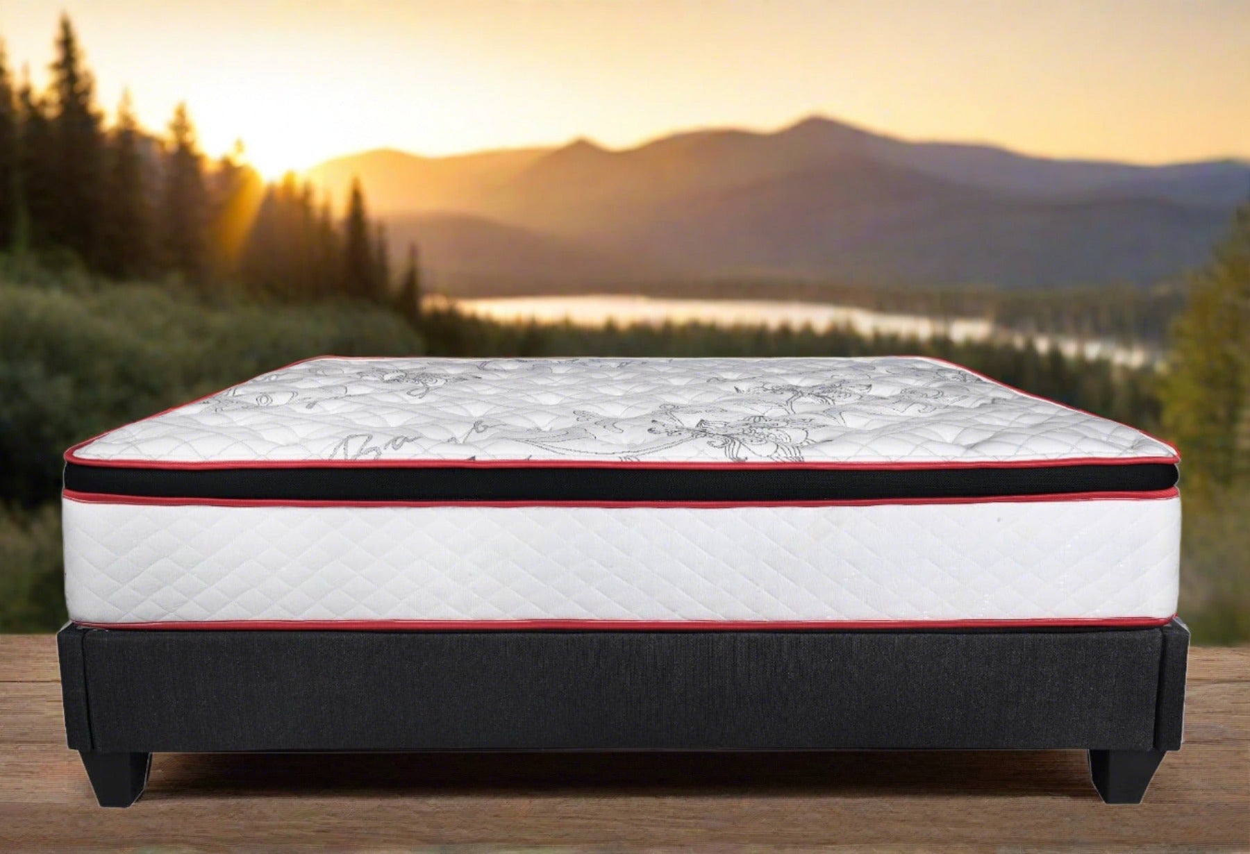 3/4 Super Single Banff Suite Mattress - 13" Canadian Made Pocket Coil Pillowtop Three Quarter Size Mattress - DirectBed