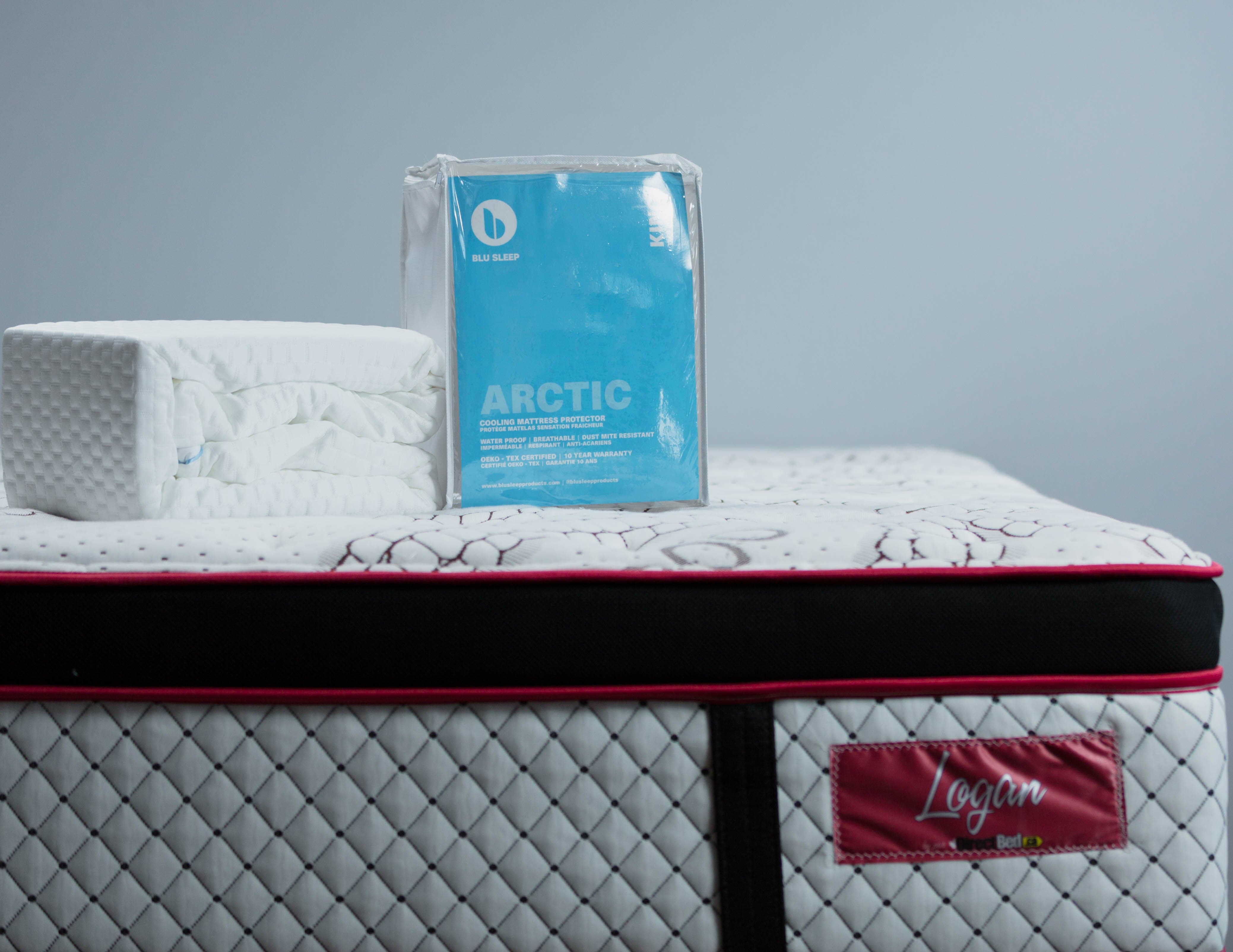 King Logan Suite Mattress - 14" Lavish Thick Latex Pillowtop Mattress Mattress - DirectBed