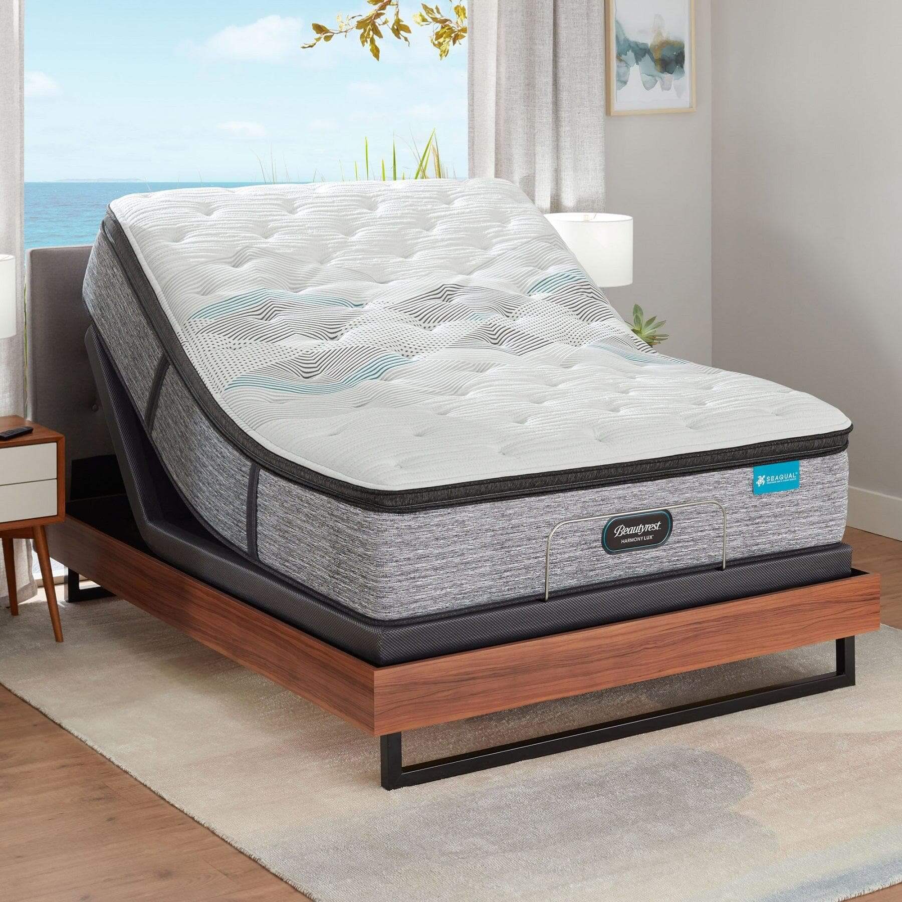 Beautyrest 15.75" Harmony Lux Carbon Plush Pillow Top Mattress With Pocket Coil - DirectBed | Mattress Stores Hamilton, Niagara Falls, St Catharines, Stoney Creek, Burlington, Oakville, Ancaster