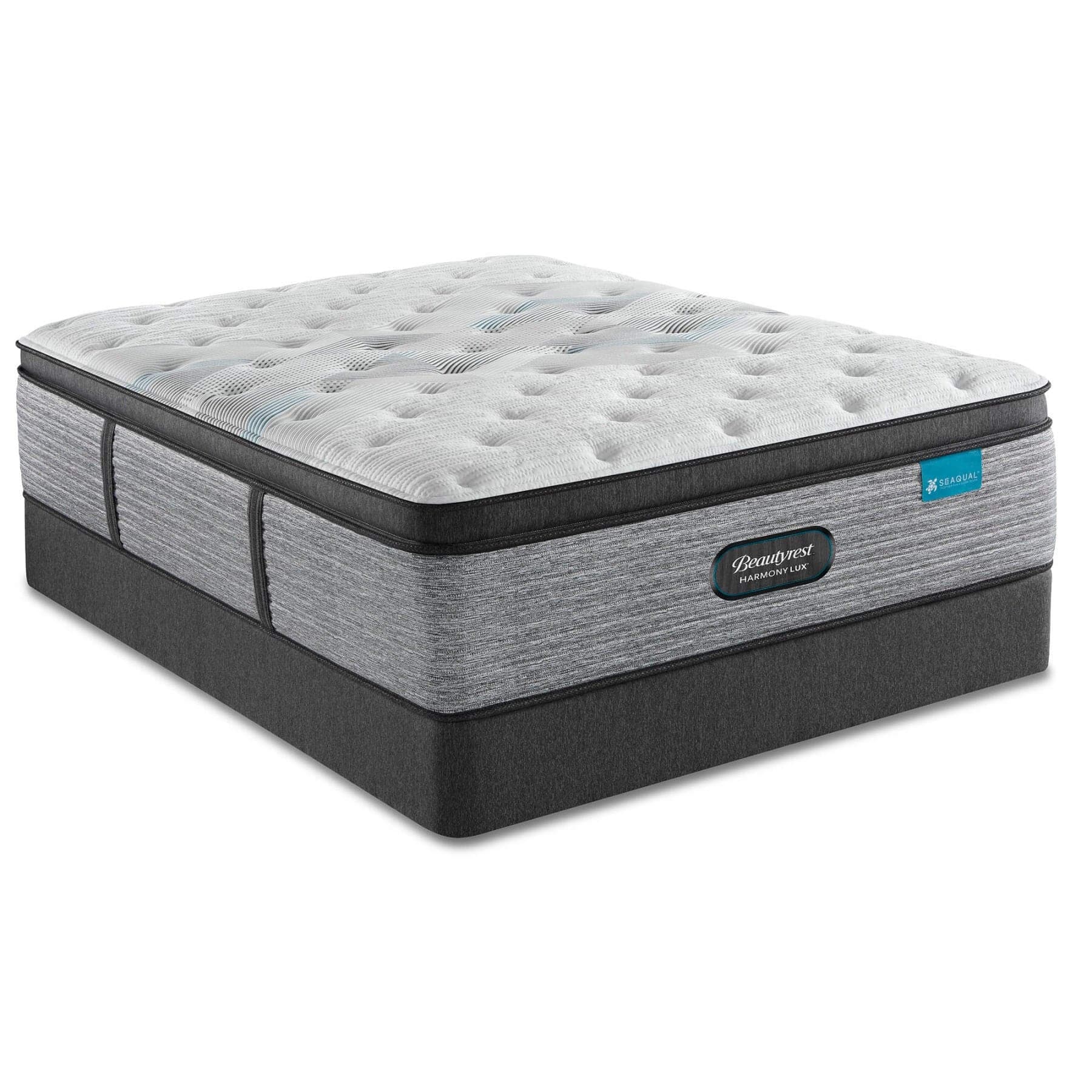 Beautyrest 15.75" Harmony Lux Carbon Plush Pillow Top Mattress With Pocket Coil - DirectBed | Mattress Stores Hamilton, Niagara Falls, St Catharines, Stoney Creek, Burlington, Oakville, Ancaster