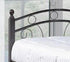 Black Dark Cherry Posts Metal Bed Queen Bed - DirectBed