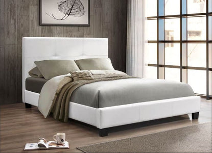 Modessa Modern White Bed King Bed - DirectBed