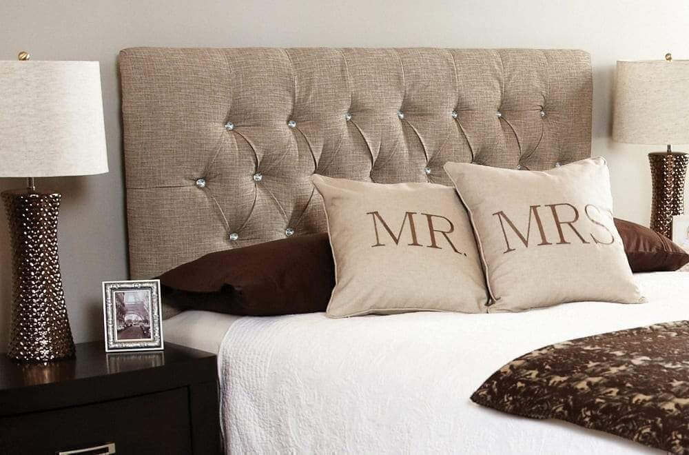 Diamond Tufted Upholstered Headboard - DirectBed