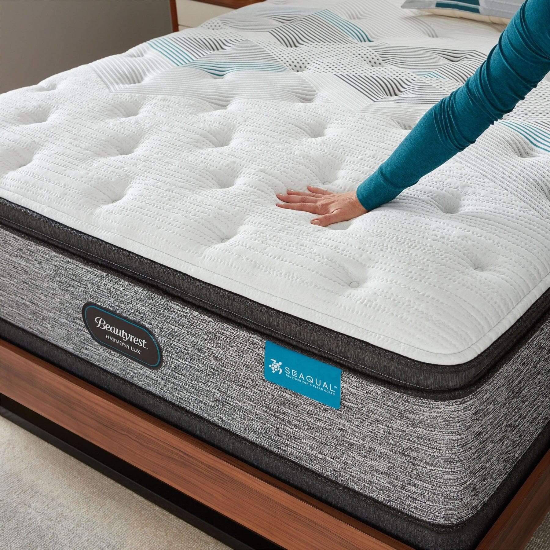 Beautyrest 15.75" Harmony Lux Carbon Plush Pillow Top Mattress With Pocket Coil - DirectBed | Mattress Stores Hamilton, Niagara Falls, St Catharines, Stoney Creek, Burlington, Oakville, Ancaster
