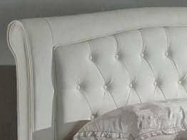 White PU Leather Bed King Bed - DirectBed