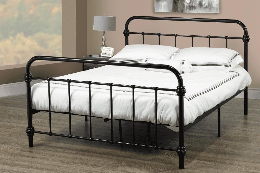 Metal Retro Style Platform Bed - DirectBed
