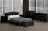 Leatherette Curved Panel Platform Bed - DirectBed