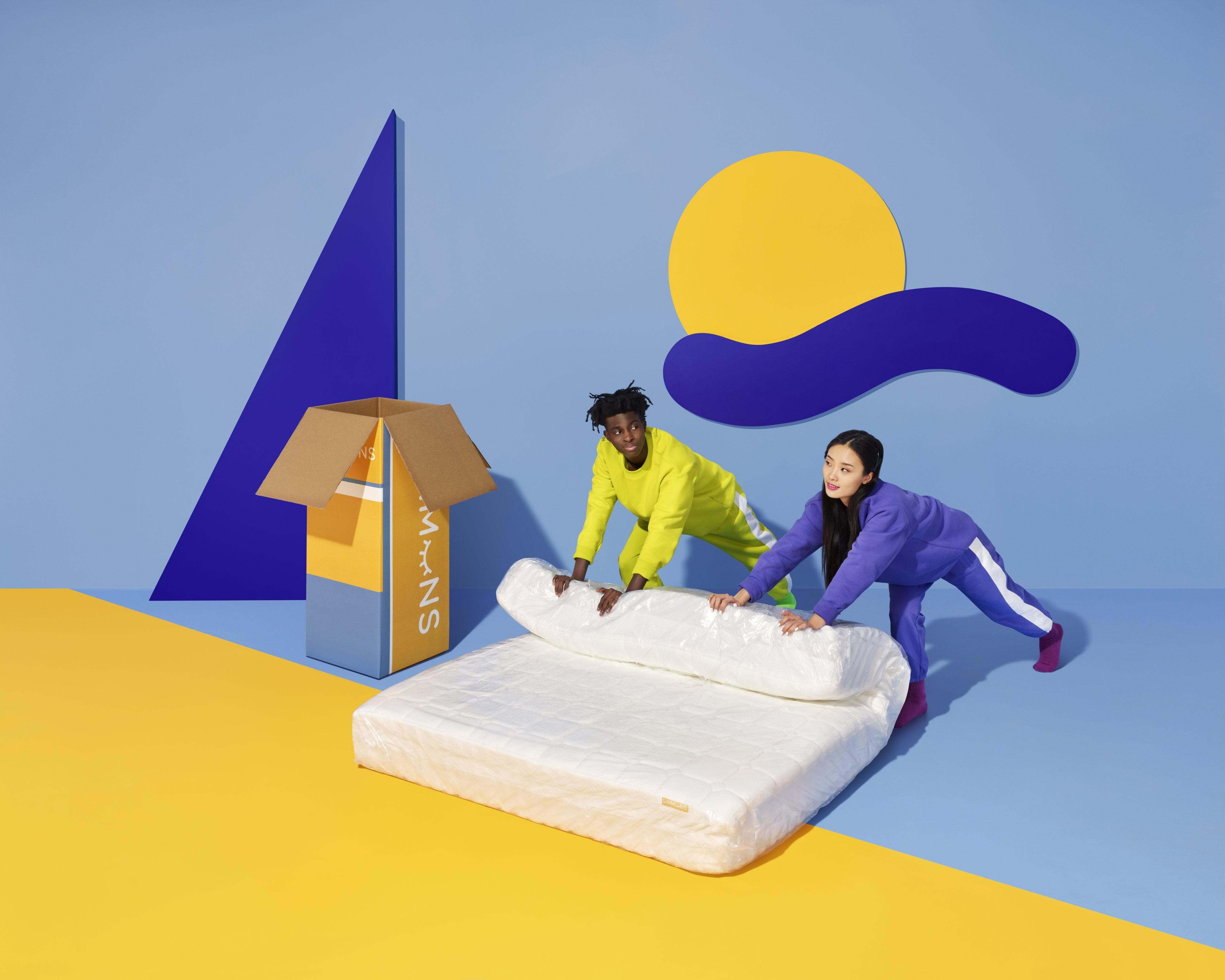 Simmons 8'' Pocket Coil Medium Firm Hybrid Mattress - DirectBed | Mattress Stores Hamilton, Niagara Falls, St Catharines, Stoney Creek, Burlington, Oakville, Ancaster