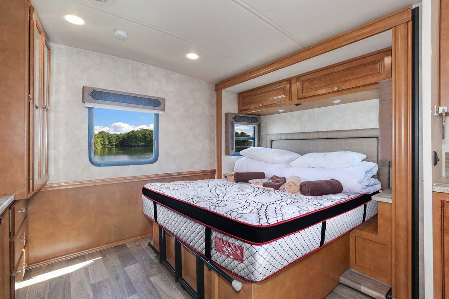 RV Short Queen Logan Suite Mattress - 14" Lavish Thick Latex Pillowtop Mattress - DirectBed | Mattress Stores Hamilton, Niagara Falls, St Catharines, Stoney Creek, Burlington, Oakville, Ancaster