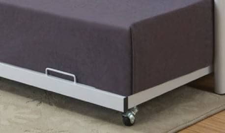 White Metal Frame Bed Single Bed - DirectBed