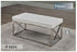 White PU Chrome Bench Cushion - DirectBed