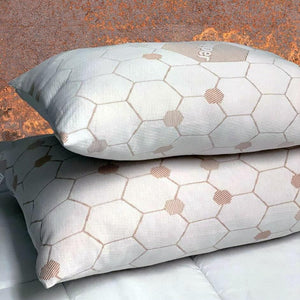King Size Copper Infused Pillow - Breathable Pillow - Copper Properties Help Prevent Breakouts Fine Lines and Wrinkles - King - DirectBed | Mattress Stores Hamilton, Niagara Falls, St Catharines, Stoney Creek, Burlington, Oakville, Ancaster