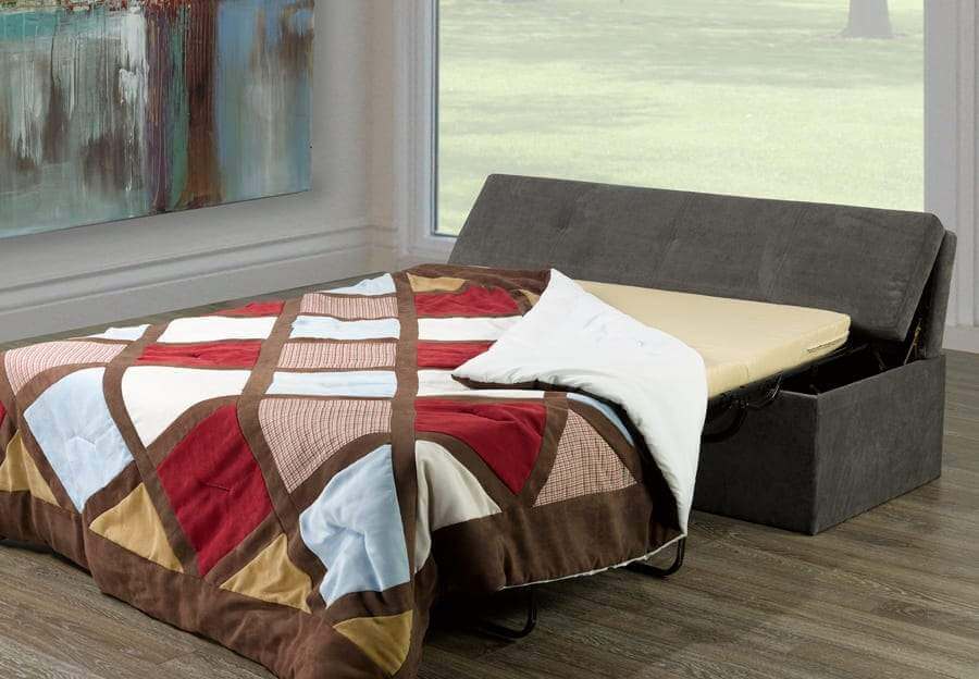 Velvet Fabric Bed in a Box - DirectBed