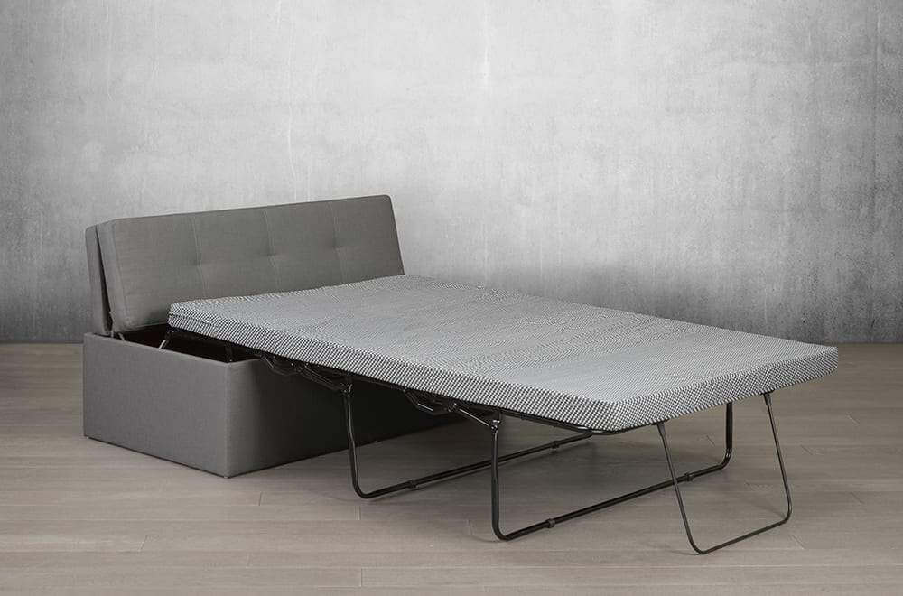 Slate Grey Linen Bed in a Box - DirectBed