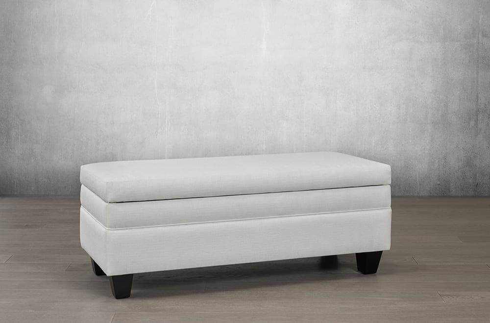 Storage Bench with Wood Legs - DirectBed