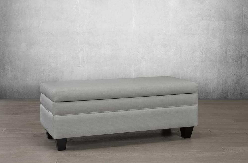 Storage Bench with Wood Legs - DirectBed