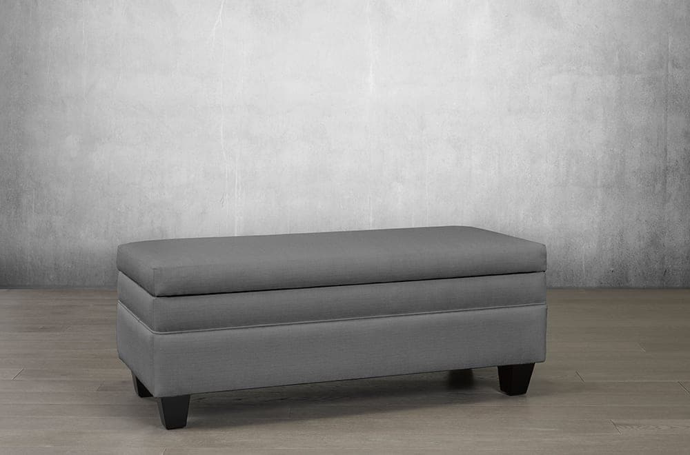 Storage Bench with Wood Legs - DirectBed