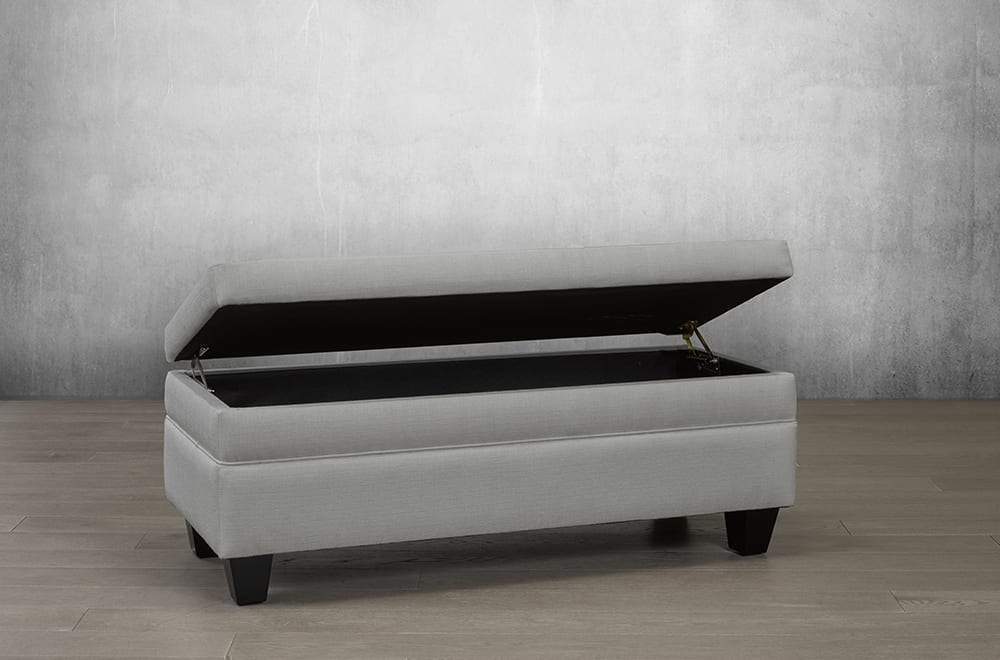 Storage Bench with Wood Legs - DirectBed