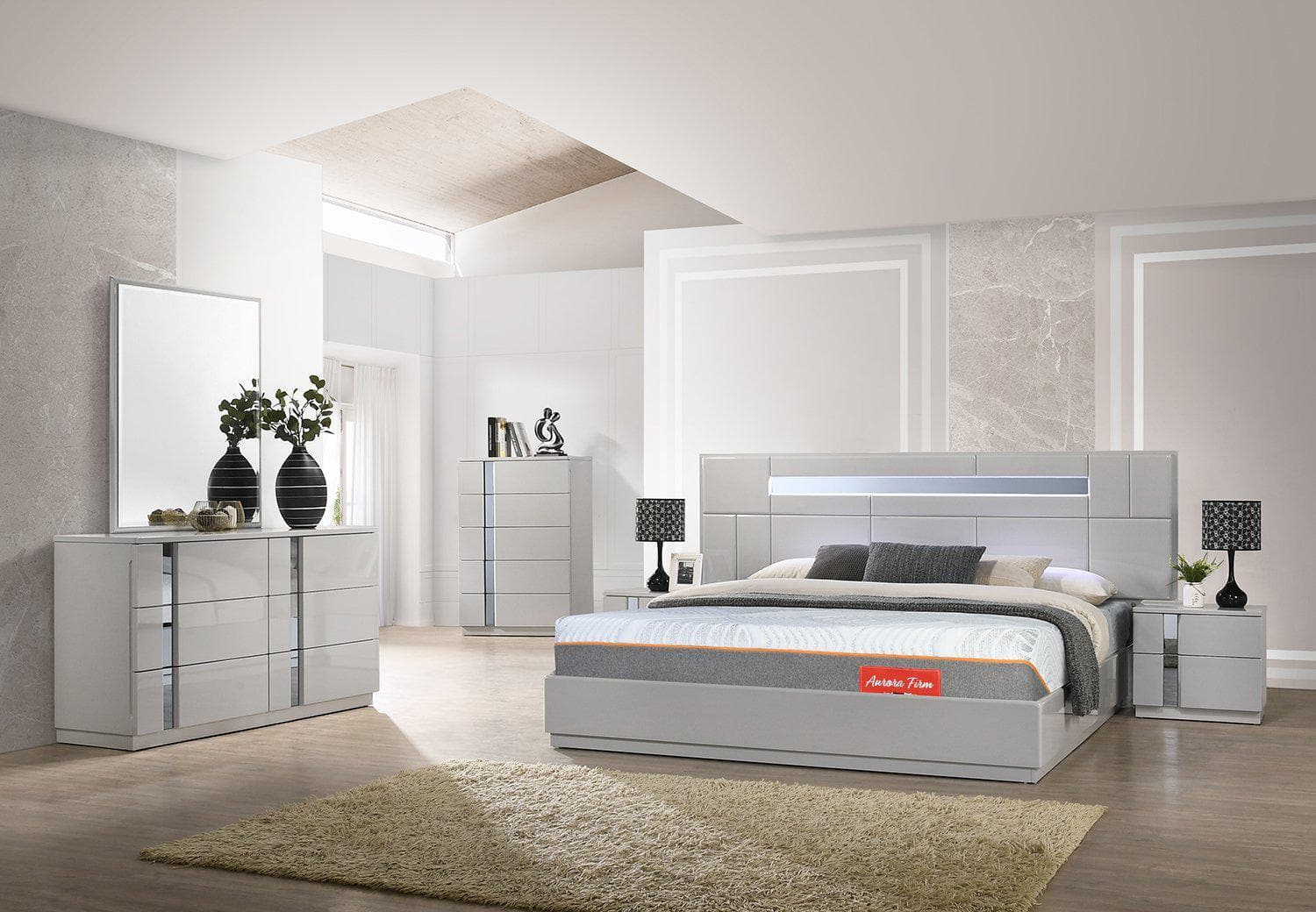 3/4 Super Single Aurora Firm Mattress 14" Thick Tempur-Style Mattress with Nano Coils Three Quarter Size - DirectBed | Mattress Stores Hamilton, Niagara Falls, St Catharines, Stoney Creek, Burlington, Oakville, Ancaster