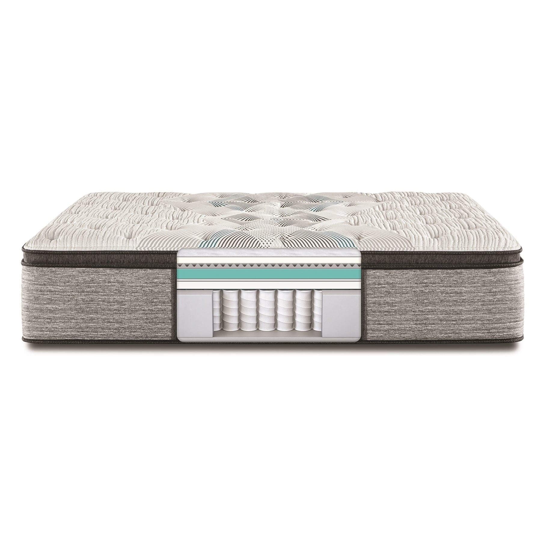 Beautyrest 15.75" Harmony Lux Carbon Plush Pillow Top Mattress With Pocket Coil - DirectBed | Mattress Stores Hamilton, Niagara Falls, St Catharines, Stoney Creek, Burlington, Oakville, Ancaster