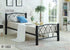 Black Metal Mattress Support Bed - DirectBed