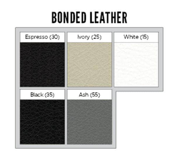 Bonded Leather Platform Bed and Headboard - DirectBed