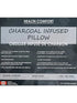 Charcoal Bamboo Pillow : Charcoal Infused Pillow, Hypoallergenic, Made In Canada - DirectBed | Mattress Stores Hamilton, Niagara Falls, St Catharines, Stoney Creek, Burlington, Oakville, Ancaster