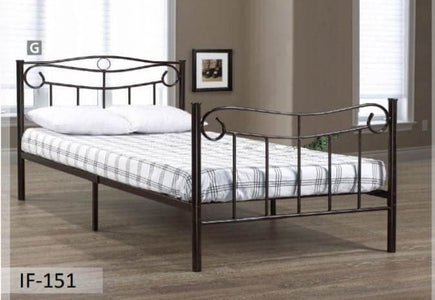 Classic Black Metal Bed - DirectBed