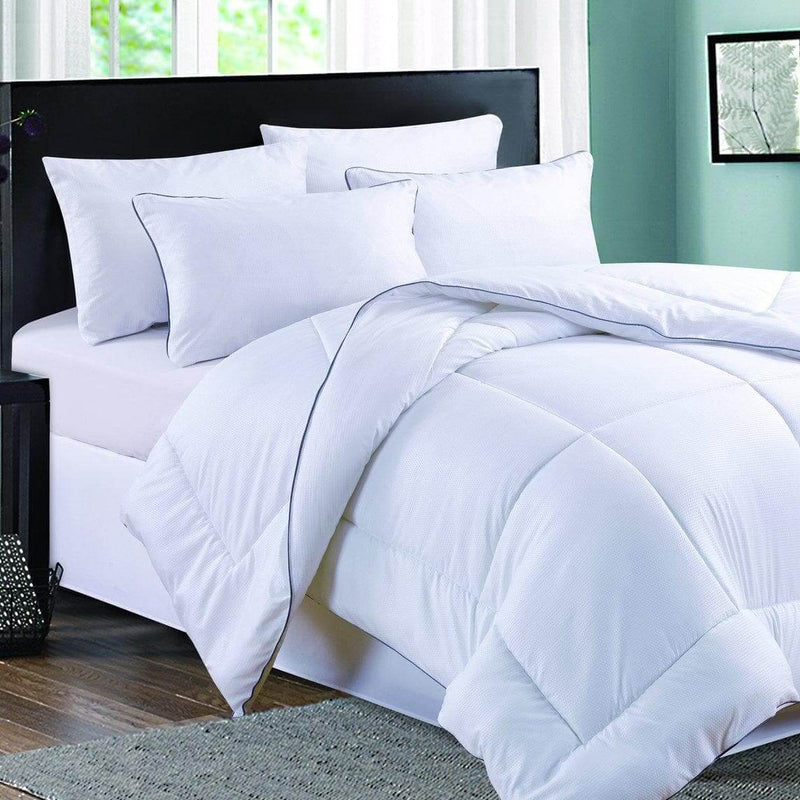 Duvet with Synthetic Down Micro Gel Fiber Fill - Twin, Double, Queen, King
