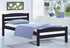 Dark Espresso Wooden Bed Single Bed - DirectBed